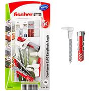 Fischer Chevilles DuoPower 8x40 EasyHook Angle K – Assortiment (4) 1 set