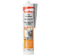 Fischer DBSA Bau-siliconee Farbe Beton-Grau 053092 310 ml
