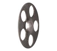 fischer - Disque de serrage perforé pour isolants HV 36, zingué/Boite de 100