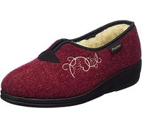 Fischer Femme Dora Chaussons Bas, Rouge (Bordo 341), 36 EU