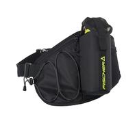 Fischer Drink-/Fitbelt | Sac banane avec gourde | Ski de fond classique - Ski de fond - Raquettes, noir/jaune, Sac banane
