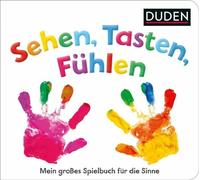 Fischer Duden - Voir, toucher, sentir - Mon grand livre de jeux pour les sens - Couverture rigide, 14 pages, dès 12 mois 7373-3465