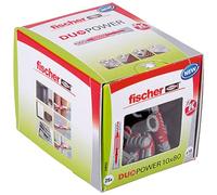 Fischer Cheville DUOPOWER 10 x 80 mm bi-matière tous matériaux – boîte de 25