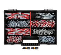 Fischer DuoPower 342 pcs + Embouts PZ2/PZ3 compatibles avec Bosch (DeWalt, 342 éléments)