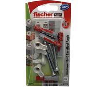Fischer Chevilles DuoPower 8x40 EasyHook Angle K – Assortiment (4) 1 set