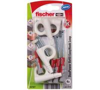 FISCHER Duopower 8x40 EasyHook Loop Piton - x4