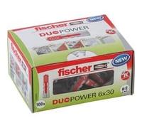 Boîte de 100 chevilles FISCHER Duopower sans vis