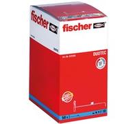 Fischer 537258 ancrage à vis et cheville murale 50 pièce(s) Kit de fiches murales et vis 50 mm