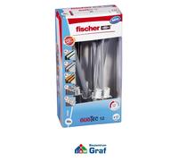 Fischer DuoTec 12, Cheville En Nylon Pour Charges Lourdes, Ø 12 Mm, 10 Pcs.