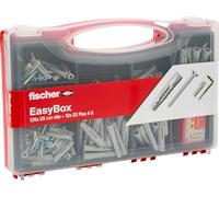 Fischer Easybox 513433 513433 Lot de 252 boîtes de rangement pour fixation sur mur complet et brique perforée
