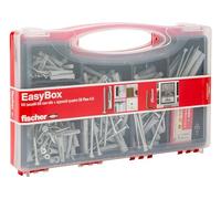Fischer Easybox 513433 513433 Lot de 252 boîtes de rangement pour fixation sur mur complet et brique perforée