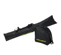 Fischer Eco Alpine Sac de ski 175 cm de longueur Sac pour 1 paire de skis avec 2 bâtons de ski avec sac à chaussures de ski Sac à chaussures Alpine Eco Bootbag pour 1 paire de chaussures de ski