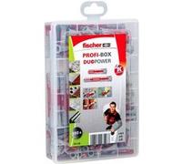 fischer Boîte assortiment de chevilles, rouge et gris, sans vis