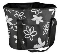 Fischer 86503 Panier de vélo Noir, Blanc Unisexe, Taille Unique
