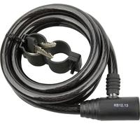 FISCHER FAHRRAD 85848 Câble antivol noir fermeture à clé