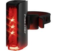 FISCHER FAHRRAD Feu arrière de vélo PLUS TWIN STOP LED noir