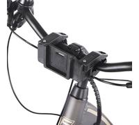 FISCHER Panier sur guidon pour vélo électrique, noir Noir