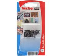 Fischer - Fast & Fix K Nv Crochet Mural Noir Contenu: 1 Set V887563