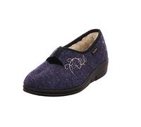 Fischer Femme Dora Chaussons Bas, Bleu (Blau 555), 42 EU