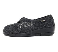 Fischer Femme Dora Chaussons Bas, Noir (Anthrazit 205), 36 EU