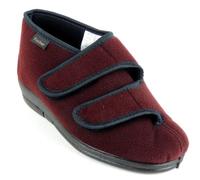 Fischer Femme Dora Chaussons Hauts, Rouge Bordeaux, 43 EU