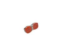 Fischer Bikes Feu arrière LED pour porte-bagages Orange uni