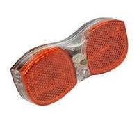 Fischer Fahrradbeleuchtung/LED Rückleuchte für Gepäckträger, orange, uni