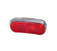 Fischer Feu arrière dynamo LED pour porte-bagages, avec feu de position et réflecteur intégré, protection contre les projections d'eau selon IP44, certifié StVZO