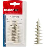 Fischer FID II Plus 80 mm, 2 chevilles pour manteau, isolantes, utilisables avec cheville chimique, 573824