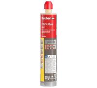 Fischer FIS V PLUS 300 T - Ancrage chimique structurel pour béton et maçonnerie, cartouche de 300 ml avec 2 mélangeurs, pour pistolet à silicone, résine hybride haute performance