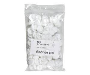 fischer fischer cache ADM 10 W blanc Quantité:100