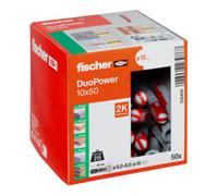 Fischer 535456 DUOPOWER 10x50 LD Cheville 2 éléments 50 mm 10 mm 50 pc(s)
