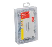 Fischer Befestigungssysteme Boîte de 160 chevilles à expansion SX 567897 nylon Ø 6-8 mm avec vis