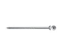 fischer - Vis à bois PowerFast II 3,5x25 Tête fraisée, empreinte TX, zingué blanc, filetage partiel/Boite de 300