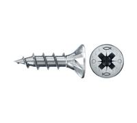 fischer fischer Vis PowerFast II FPF II CZF 4,0x12 BC 300 Tête fraisée, empreinte PZ, zingué blanc, filetage total Quantité:200