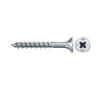 fischer fischer Vis PowerFast II FPF II CZP 5,0x45 BC 500 Tête fraisée, empreinte PZ, zingué blanc, filetage partiel Quantité:100
