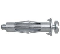 Fischer Chevilles métalliques à expansion HM 6x52 S pour corps creux - 4 pièces avec vis