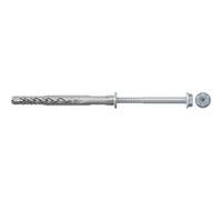 Fischer SXRL Chevilles longues 10 x 120 Fus multiples, profondeur d'ancrage pour fixation de façades, de structures de toit UVM in 522721 Lot de 50 éléments de construction perforés Gris