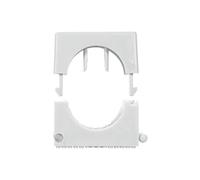 Fischer Fixation de tube fermé en nylon, idéal pour câbles et tuyaux de différents diamètre - Plage de serrage 32-42,25 pièces par lot - 501216 - Plage de serrage 32-42 mm - Gris