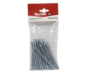 Fischer - Fixation tube cuivre - 20 pattes à vis métaux 7x150 - 5 x 70 mm -