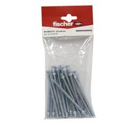 Fischer - Fixation tube cuivre - Patte à vis métaux 7x150-5x70mm - 20 pièces