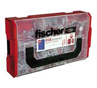 Fischer fixtainer - Duo Power/Duotec Assortiment - Chevilles Ø 6 mm et 8 mm - 200 pièces dans coffret