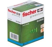 fischer - Cheville pour carton-plâtre GK, fabriquée à base de matières premières renouvelables/Boîte de 90 Vert