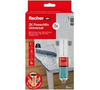 fischer GOW Colle puissante Multipack 25ml, 2 pièces