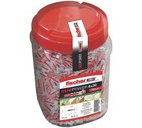 Fischer – Gris/Rouge 6x30 – 750uds