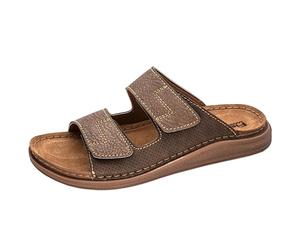 Fischer Homme Franz Semelle de Mocassin, Brun/Beige, Motif tâcheté, 40 EU