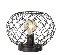 Fischer&Honsel 50216 Lampe de Table, Métal, 40 W, Noir
