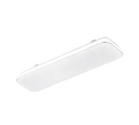 Fischer & Honsel Aldo Plafonnier 1 x HV-LED 28,0 W 3 niveaux avec variateur d'intensité 3000 K 20125 Blanc 60 cm x 18 cm