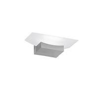 Fischer & Honsel Applique murale Bowl TW 1 x LED 6,0 W Mat Nickel 3 niveaux CCT Dimmable en continu 30012 11 x 20 x 7 cm (L x l x h) 610 lm 2700 K 3350 K 4000 K