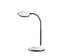 Fischer & Honsel | Lampe de table, Work | blanc | L : 14,30 cm, H : 36,50 cm, | Saillie du mur : 22,00 cm | avec interrupteur | 1 x LED HV 4,5 W 3000 K | 450 lm | EEG : F | 50596